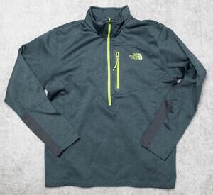 The North Face Canyonlands Half Zip Green Pullover Jacket Mens Size L